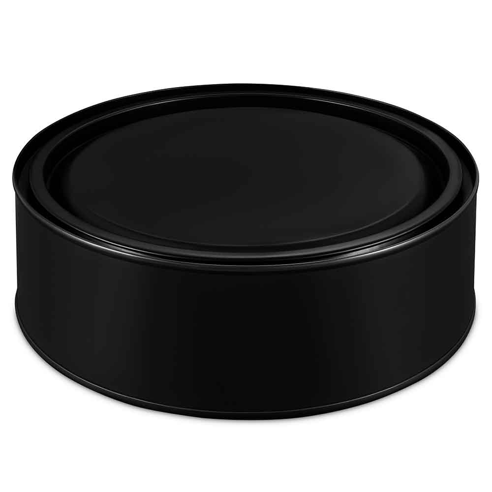 Large black lever lid tin, SKU code: T0639