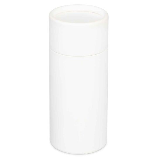 White cardboard push up tube SKU code: 